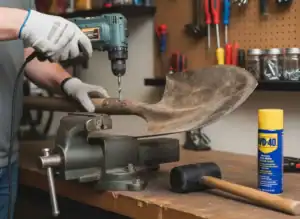 removing-old-shovel-handle